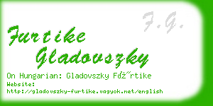 furtike gladovszky business card